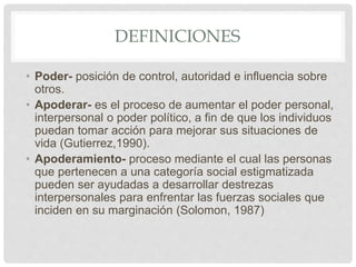 Apoderamiento | PPTX