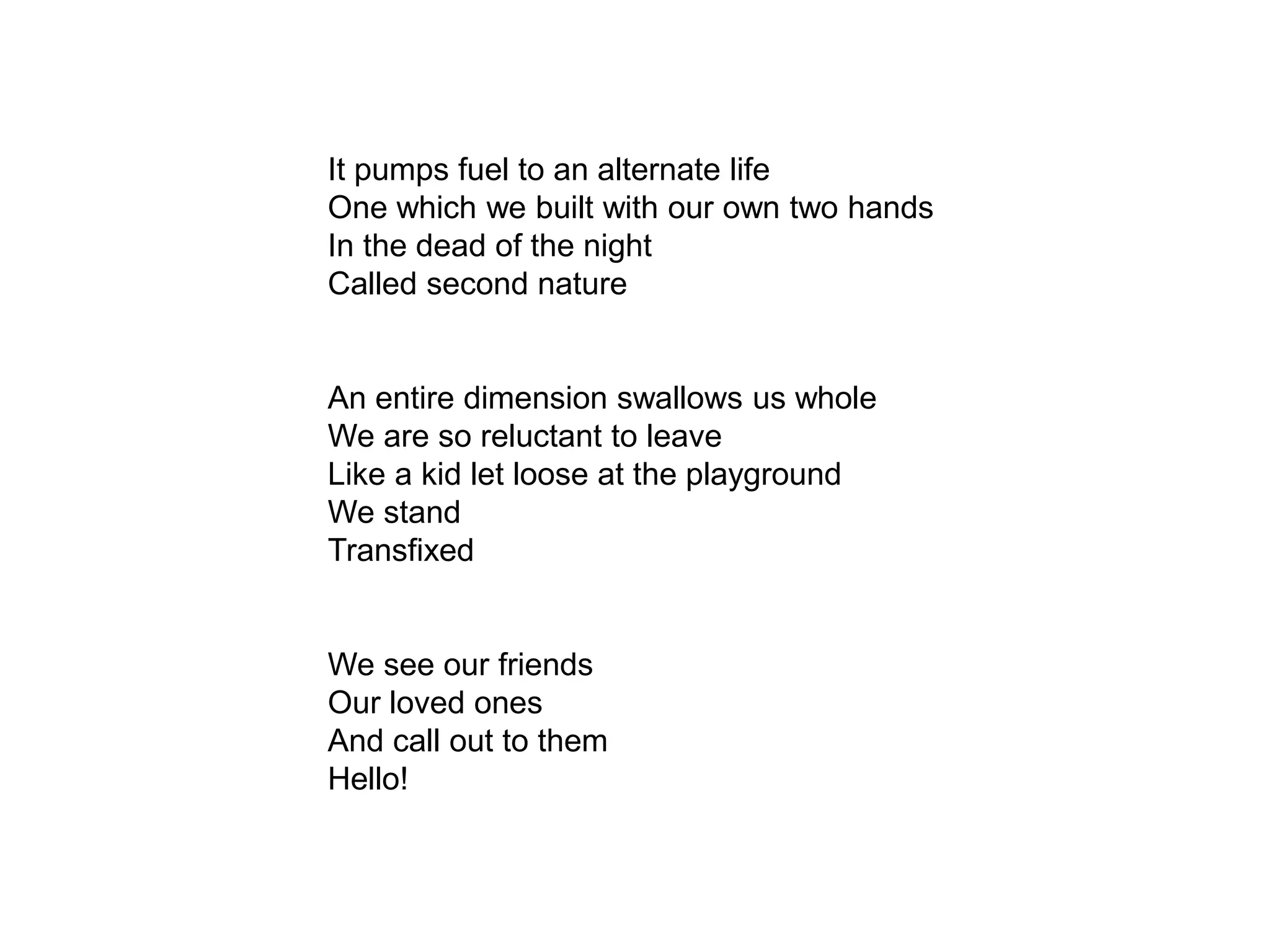 A poem on the web ppt