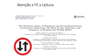 Atenção x FE x Leitura
 