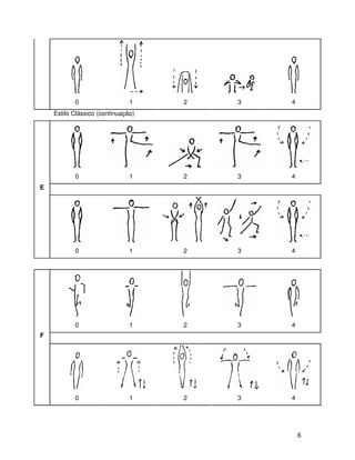 0                   1    2   3   4
    Estilo Clássico (continuação)




           0                   1    2   3   4
E




           0                   1    2   3   4




           0                   1    2   3   4
F




           0                   1    2   3   4




                                                6
 
