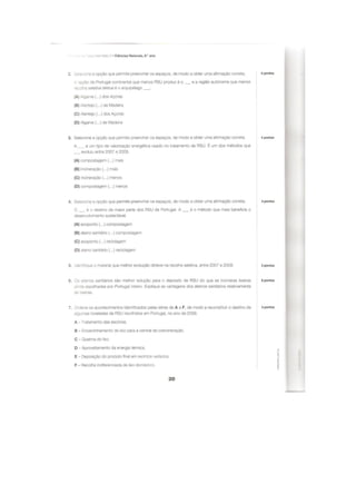 Apoio para os testes intermédios