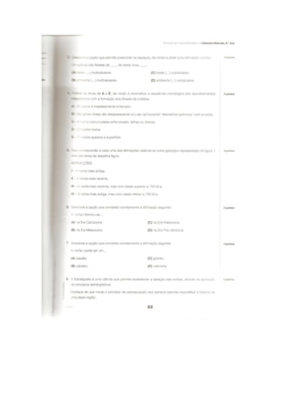 Apoio para os testes intermédios