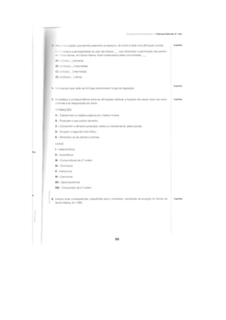 Apoio para os testes intermédios