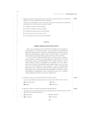 Apoio para os testes intermédios