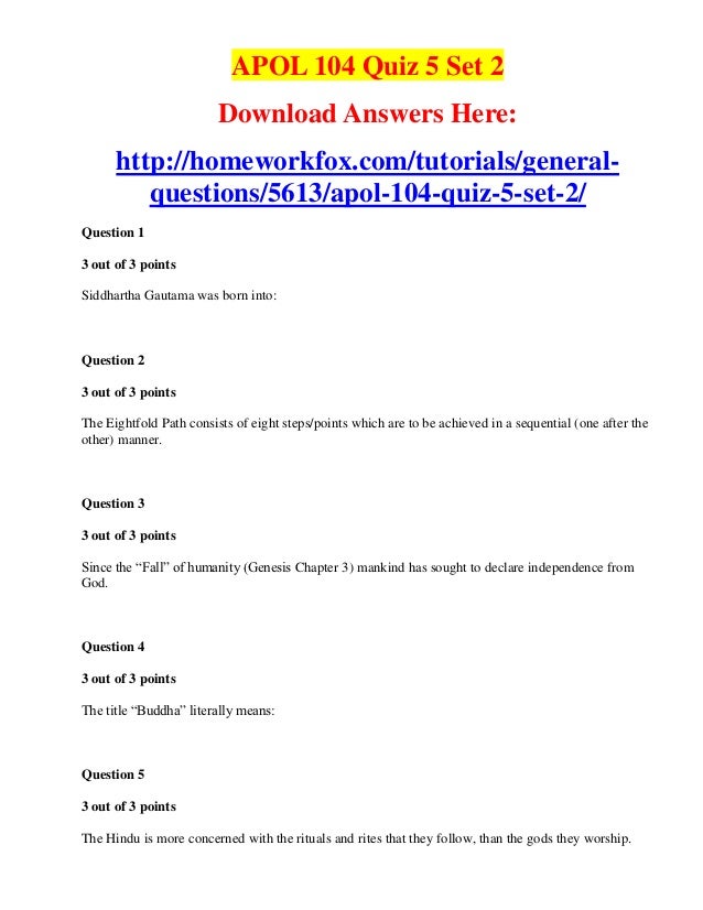 apol 104 quiz 6 Home apol/104 quiz 5-8 liberty university -answer key us dollar euro pound sterling us dollar english english login e-mail address: password: login create. apol 104 quiz 6 Home apol/104 quiz 5-8 liberty university -answer key us dollar euro pound sterling us dollar english english login e-mail address: password: login create.