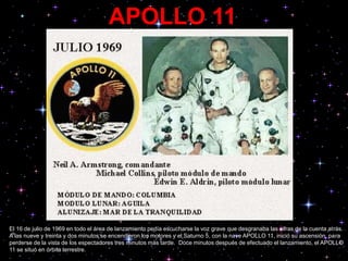 LOS VIAJES DEL APOLLO