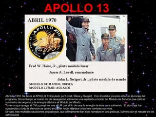 LOS VIAJES DEL APOLLO