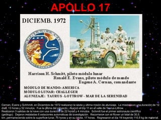 LOS VIAJES DEL APOLLO