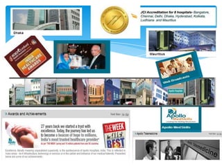 Apollo Hospital (Brand legacy, Mission, Vision , Strategies for expansion )