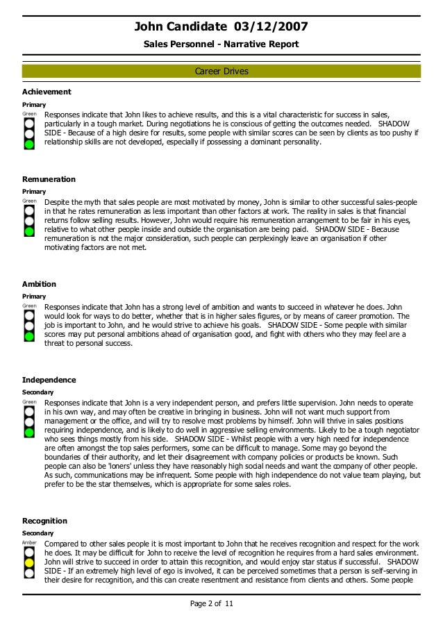 narative report sle apollo sales narrative personality report narative report sle apollo sales narrative personality report