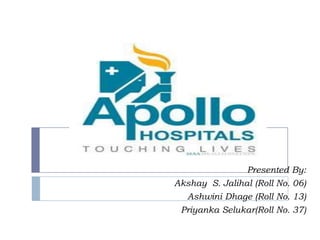 Presented By:
Akshay S. Jalihal (Roll No. 06)
  Ashwini Dhage (Roll No. 13)
 Priyanka Selukar(Roll No. 37)
 