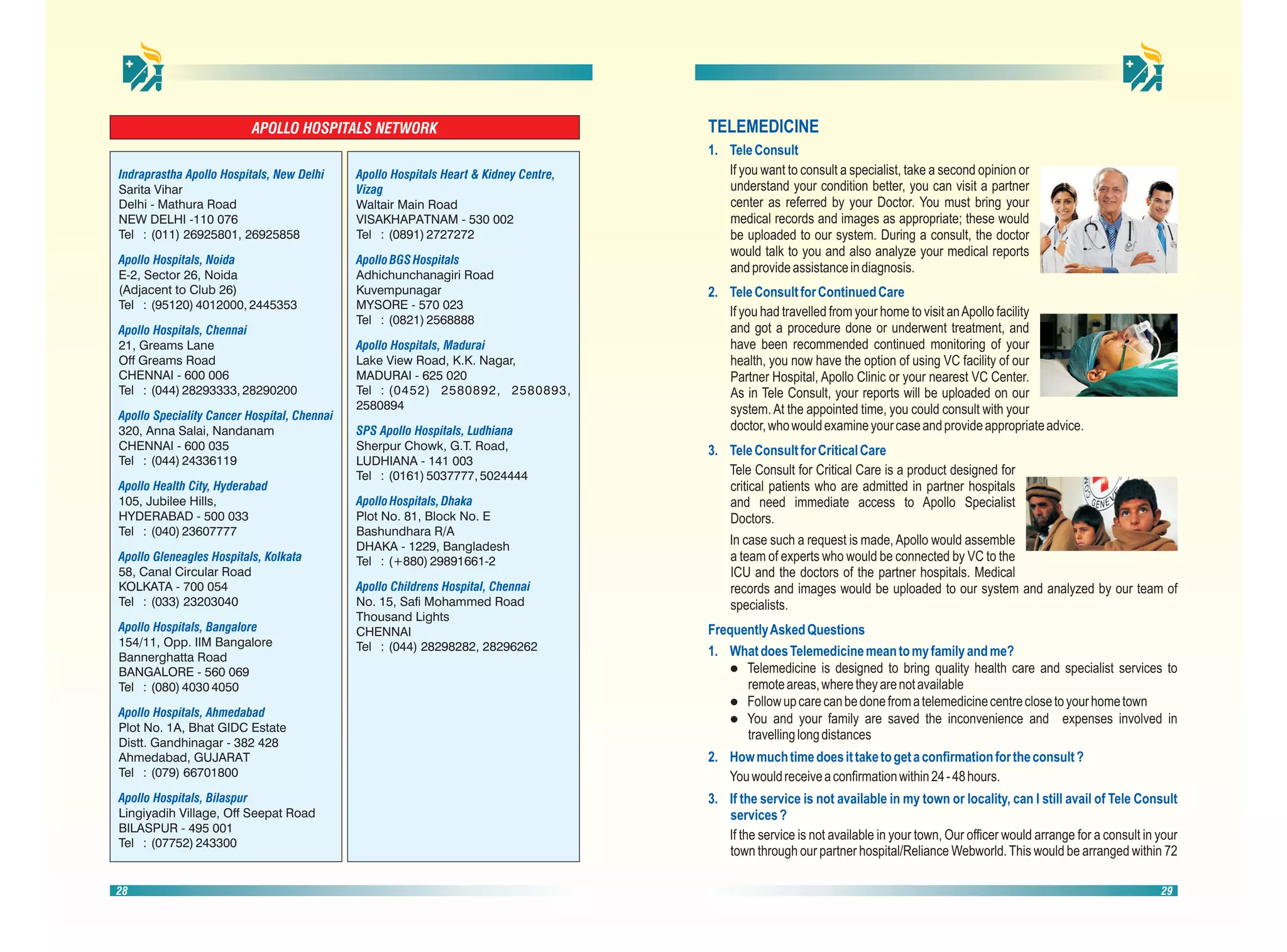 Apollo hospitals delhi in patient guide | PDF