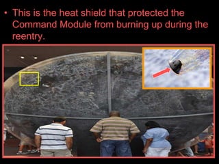 The Command Module Re Entry Mission to the Moon, Apollo Missions Lesson PowerPoint | PPTX