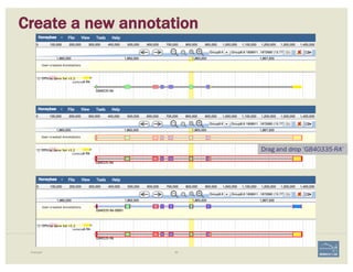 Create a new annotation
Example 60
Drag and drop ‘GB40335-RA’
 