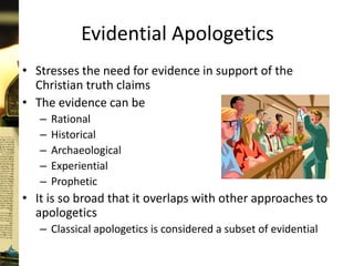 Apologetics 1 Lesson 2 Apologetic Approaches | PPTX