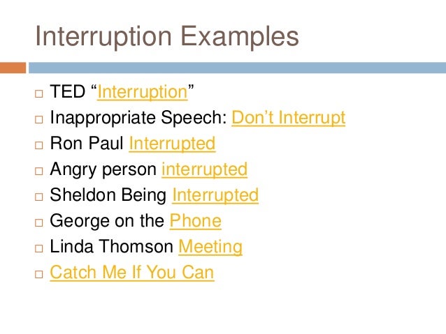 Apologizing interrupting excusing
