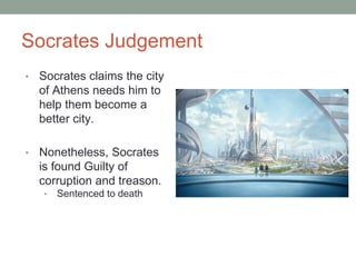 Found Judgment Socrates' Apology written by Plato, Philosophy Lecture Slides | PDF