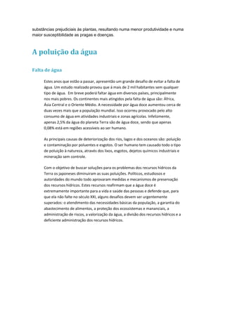 A poluicao atmosferica