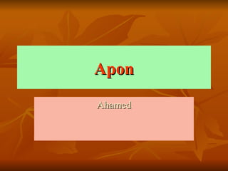 Apon Ahamed 