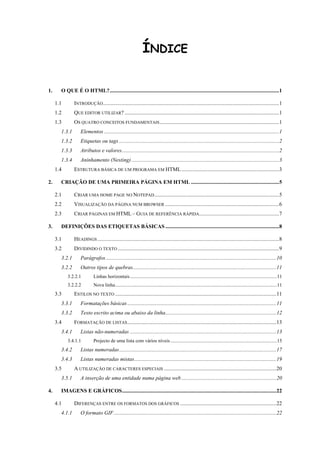 Apontamentos de Html