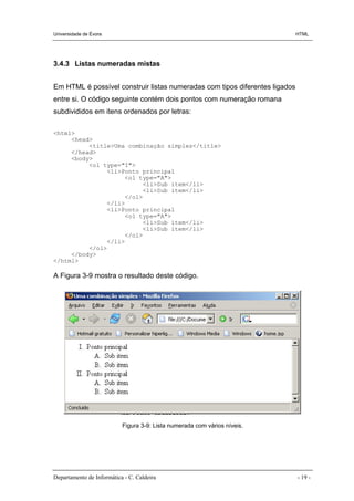 Apontamentos de Html