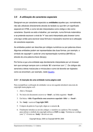 Apontamentos de Html