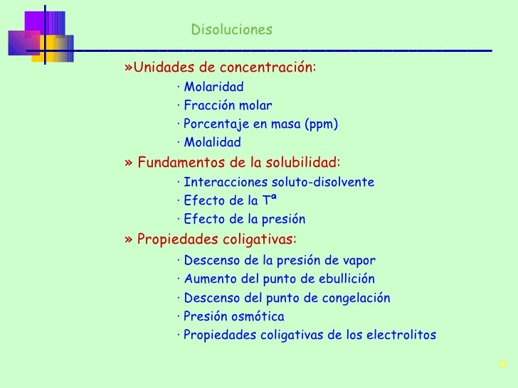 Apooley Disoluciones Y Propiedades Coligativas