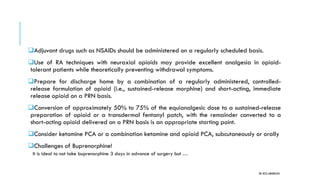 Acute Postoperative Pain Management | PDF
