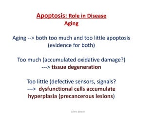 AUTOIMMUNE D/S AND APOPTOSIS
IN HEALTHY BODY
• T and B – lymphocytes are cells of immune system that
are responsible for d...