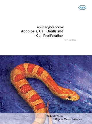 Roche Applied Science
Apoptosis, Cell Death and
        Cell Proliferation
                                  3rd edition




                 Delicate Tasks
                      ...Require Precise Solutions
 