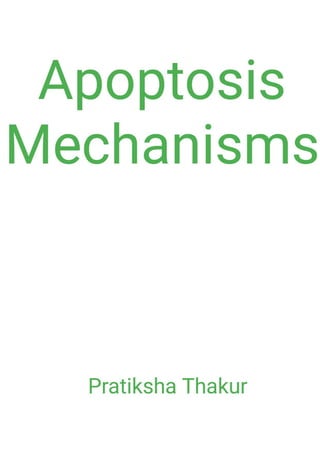 Apoptosis Mechanisms 