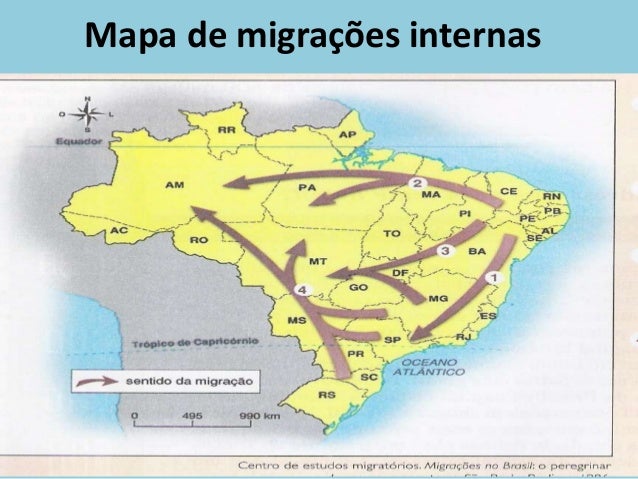 Migração Inter Regional – Migrações: Movimentos inter e intrarregionais ...