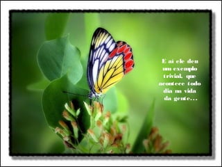 E aí ele deu
um exemplo
trivial, que
acontece todo
dia na vida
  da gente...
 