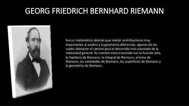 bernhard riemann aportaciones aportaciones al calculo bernhard riemann aportaciones aportaciones al calculo