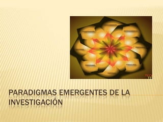 PARADIGMAS EMERGENTES DE LA
INVESTIGACIÓN
 