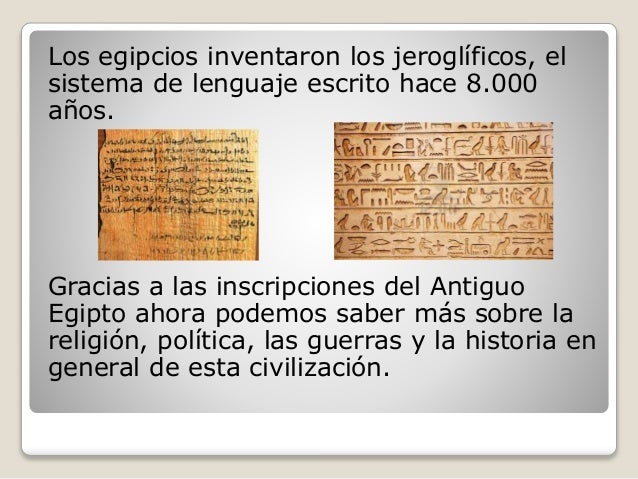 Aportes a la Humanidad de la civilización egipcia