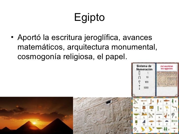 Aportes de las civilizaciones antiguas al mundo moderno