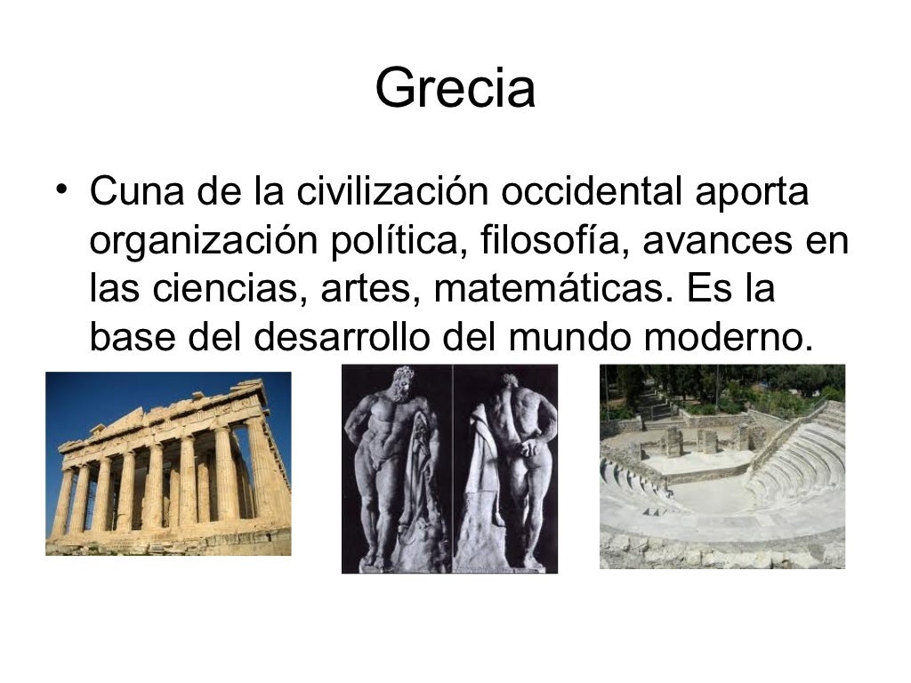 Aportes de las civilizaciones antiguas al mundo moderno
