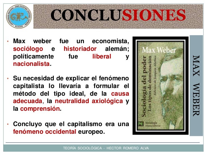 Aportes de max weber Leyla Luz Piñas Laura