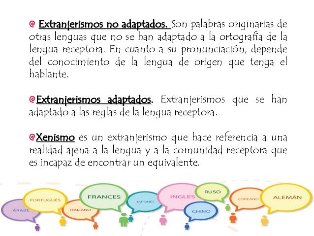 Palabras Extranjeras Adaptadas Al Español Wikipedia