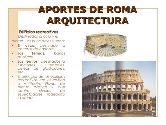 Aportes de roma
