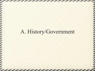 A. History/Government 