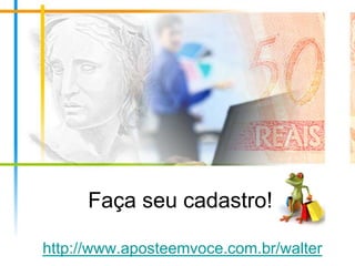 A cada concurso, que ocorre no mínimo 8x por mês, as pessoas de seu grupo apostarão;