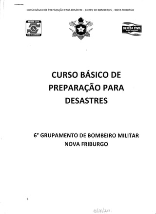 CURSO BÁSICO DE PREPARAÇÃO PARA DESASTRES (completo)
