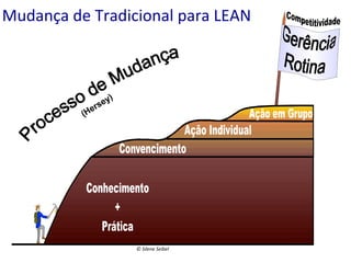 Mudança	
  de	
  Tradicional	
  para	
  LEAN	
  

©	
  Silene	
  Seibel	
  

 