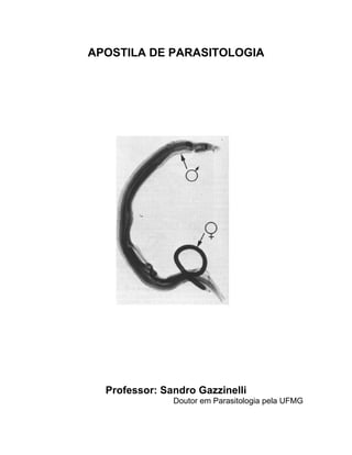 APOSTILA DE PARASITOLOGIA
Professor: Sandro Gazzinelli
Doutor em Parasitologia pela UFMG
 