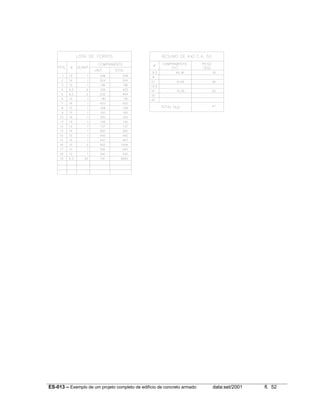ES-013 – Exemplo de um projeto completo de edifício de concreto armado data:set/2001 fl. 52
 