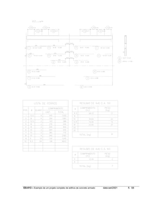 ES-013 – Exemplo de um projeto completo de edifício de concreto armado data:set/2001 fl. 58
 