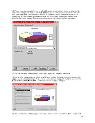22 
1. Para selecionar o t ipo de fonte podemos ut ilizar a lista com o nome das fontes ( 
) na barra de ferramentas. As fontes mais ut ilizadas são: Arial , Times New 
Roman e Courier New . Existem dezenas de fontes disponíveis. Como uma regra geral não 
devemos ut ilizar mais do que t rês fontes diferentes em uma mesma planilha para evitar que o 
texto fique poluído visualmente. 
3DUDIRUPDWDUHP1HJULWR 
2. Para formatar as células selecionadas para Negrito, podemos ut ilizar o botão ( ) na barra 
de ferramentas. Você também pode ut ilizar a combinação de teclas WUO1. Por exemplo, 
para colocar uma faixa de células em negrito, selecione a faixa em questão e pressione WUO1 
. 
3DUDDOWHUDUDFRUGD)RQWH 
3. Para alterar a cor da fonte, ut ilizamos o botão ( ) . Clique na set inha para baixo que 
será exibida uma mat riz com as diversas cores disponíveis, conforme indicado na figura a 
seguir: 
Agora é só clicar na cor desejada. 
3DUDGHILQLUVXEOLQKDGR 
 