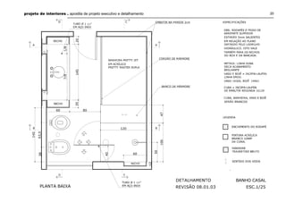 projeto de interiores . apostila de projeto executivo e detalhamento 20
 